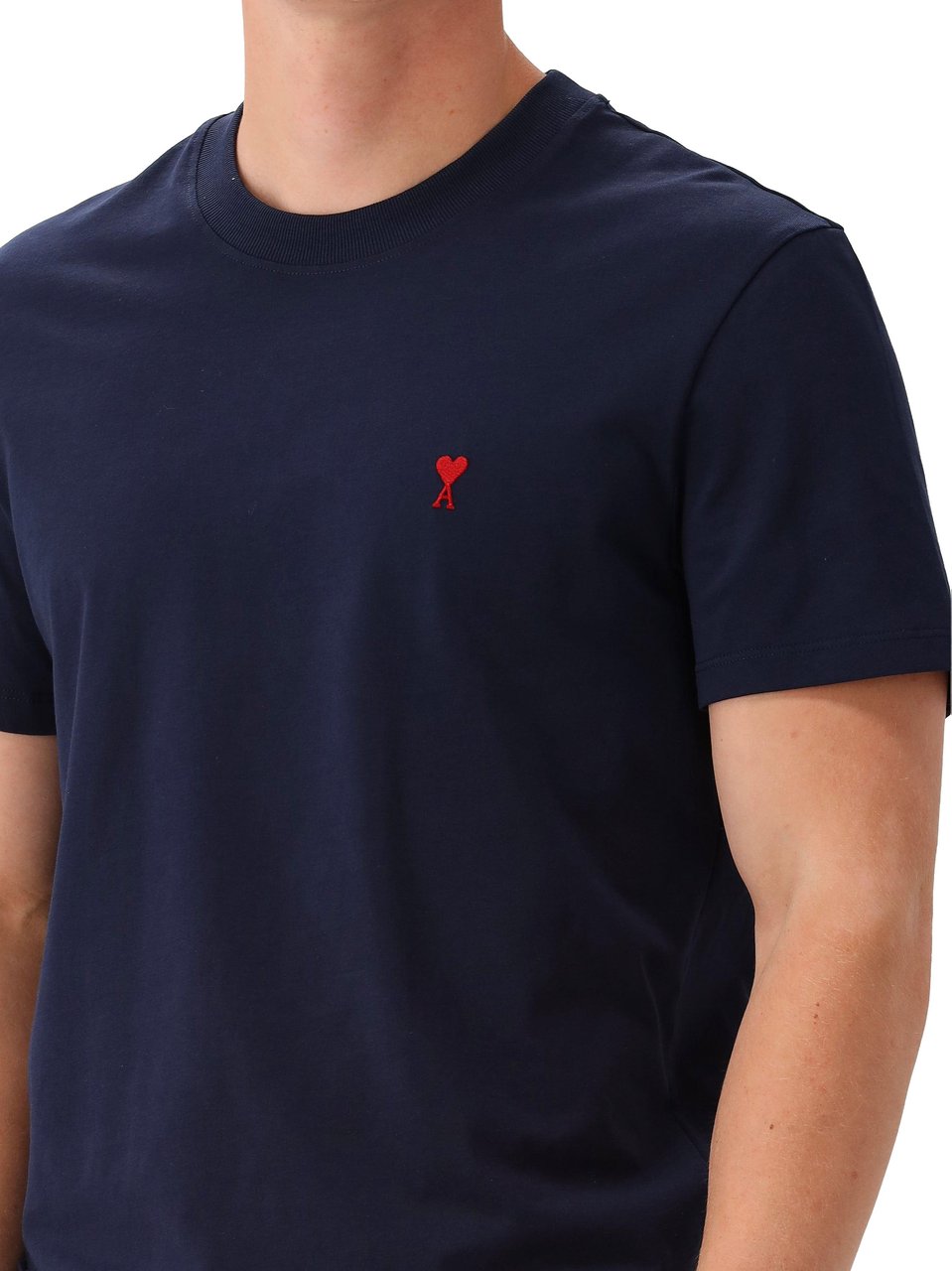 Ami Paris T-shirt Blauw Blauw