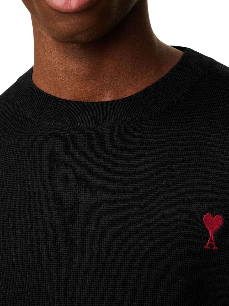 AMI Paris Sweaters Noir Zwart