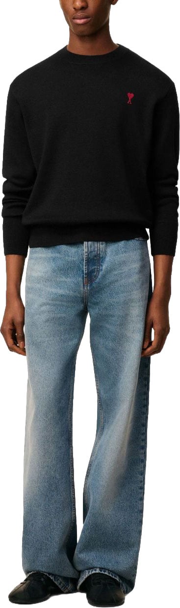 AMI Paris Sweaters Noir Zwart