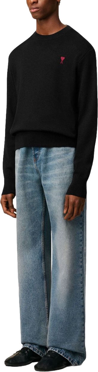 AMI Paris Sweaters Noir Zwart