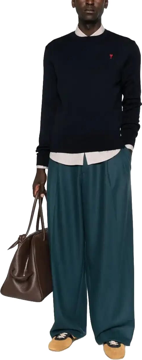 AMI Paris Sweaters Marine Navy