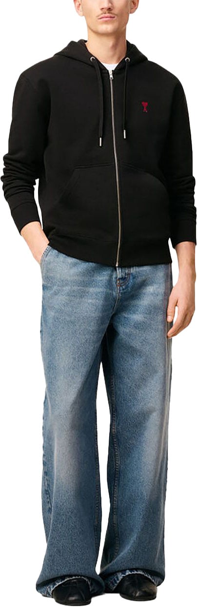AMI Paris Sweaters Noir Zwart