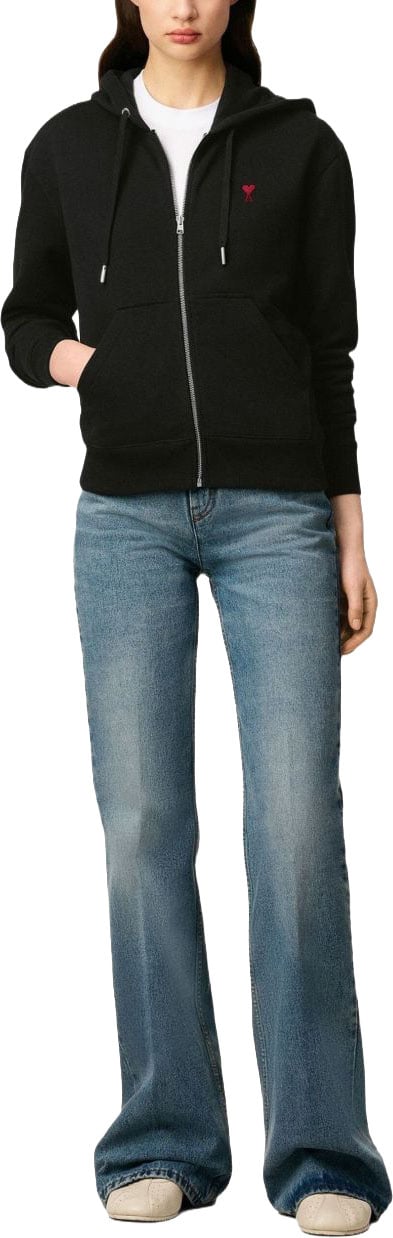 AMI Paris Sweaters Noir Zwart