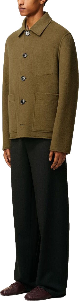 AMI Paris Boxy Brown Jacket Bruin
