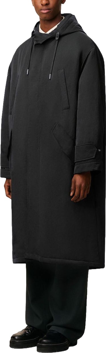AMI Paris Padded Anthracite Jacket Zwart