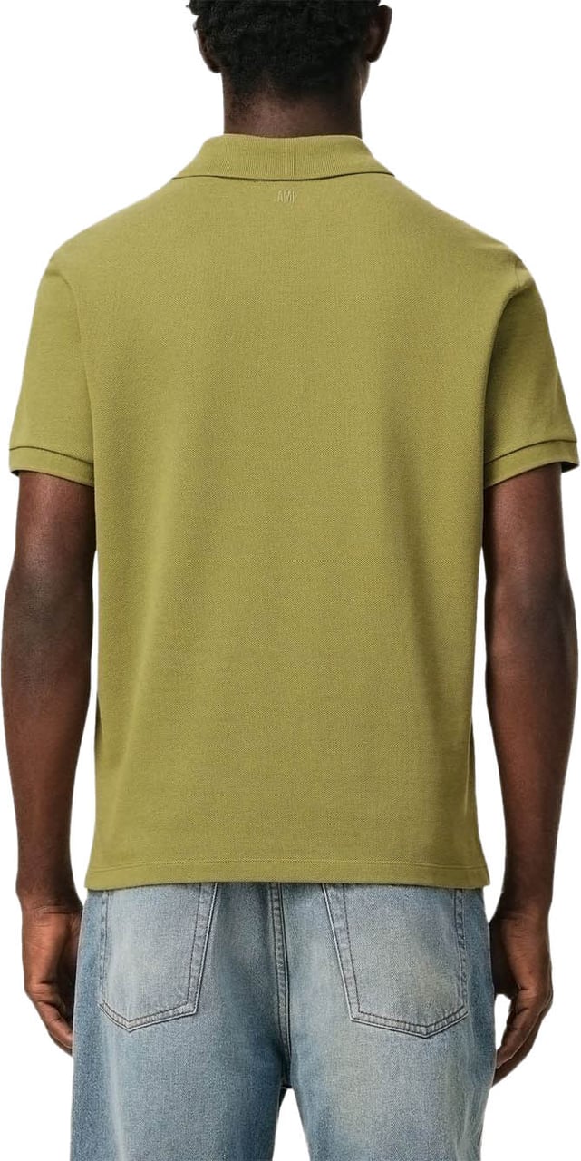 AMI Paris Short-Sleeved Polo Shirt Groen