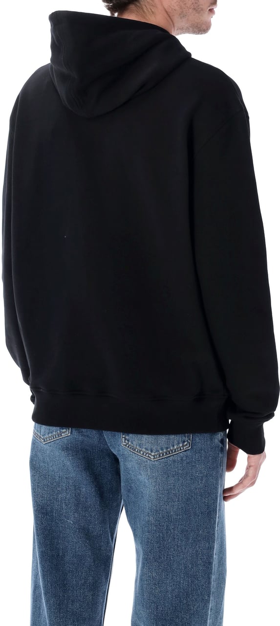 AMI Paris Ami De Coeur Hoodie Nero Zwart