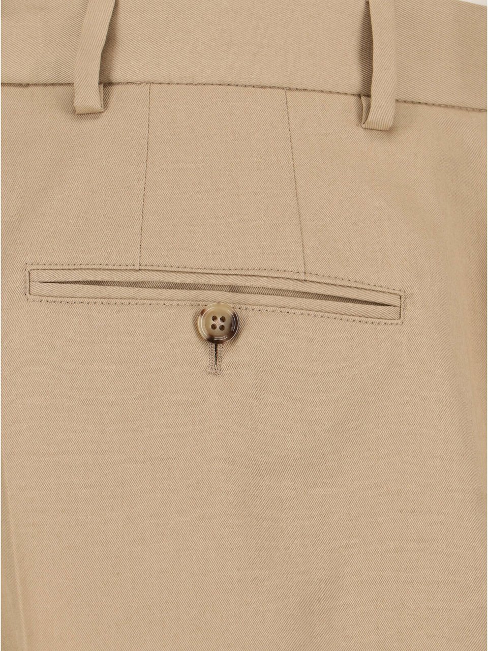 AMI Paris Cotton Bermuda Shorts – Beige Neutraal