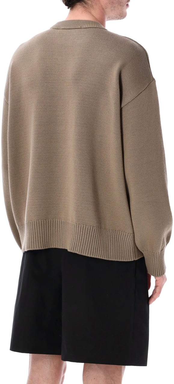 AMI Paris Sweaters Taupe Taupe