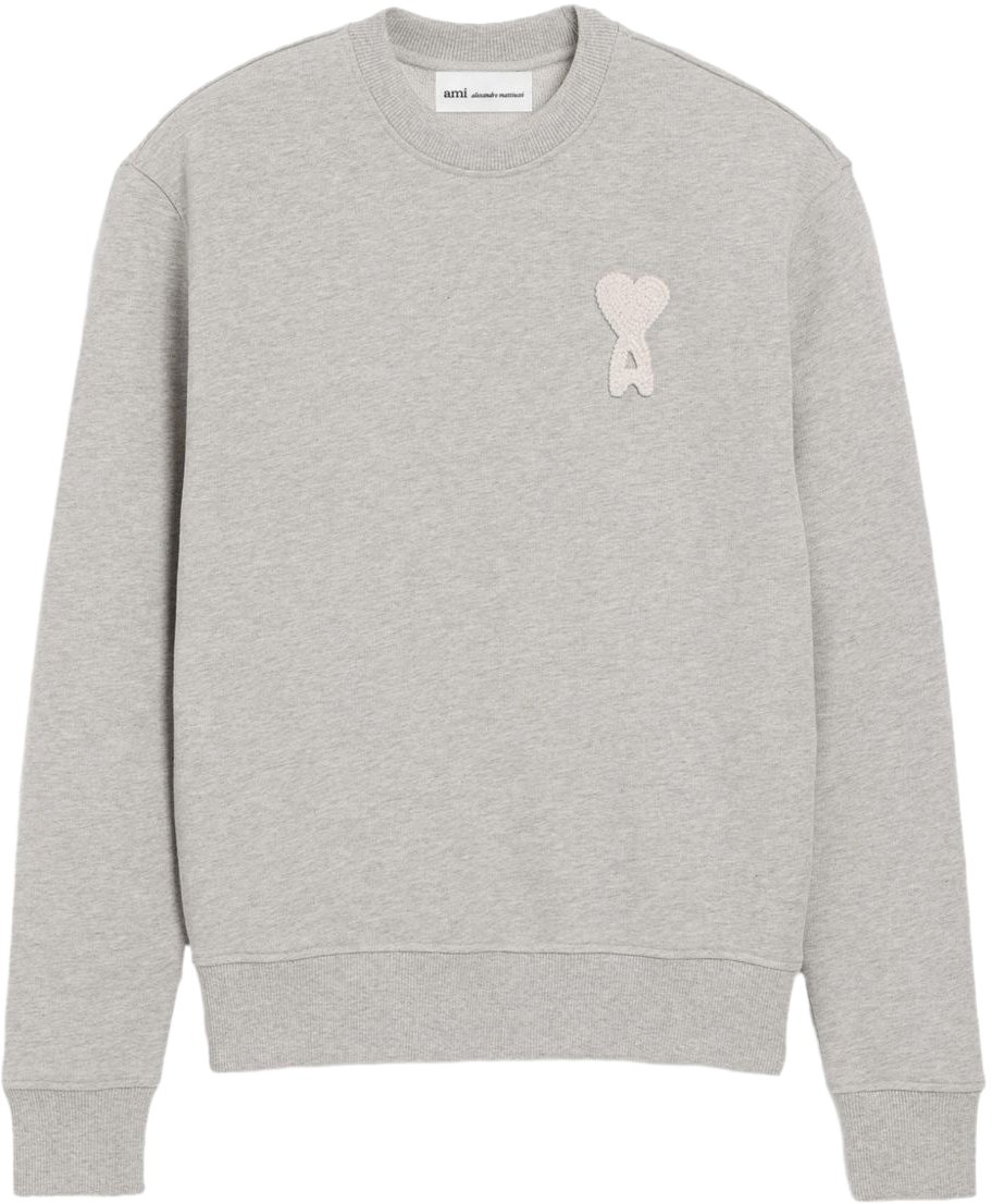 AMI Paris Sweaters Grigio Lichtgrijs