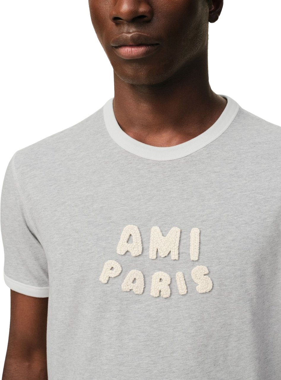 AMI Paris T-Shirts And Polos Grigio Grijs