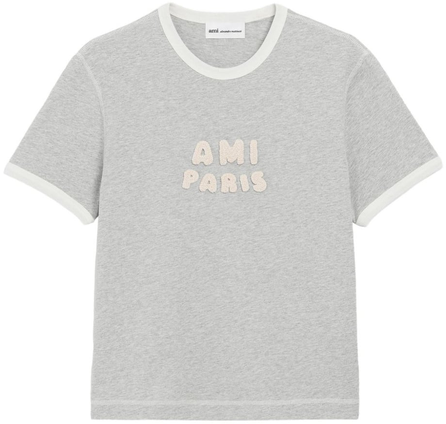 AMI Paris T-Shirts And Polos Grigio Grijs