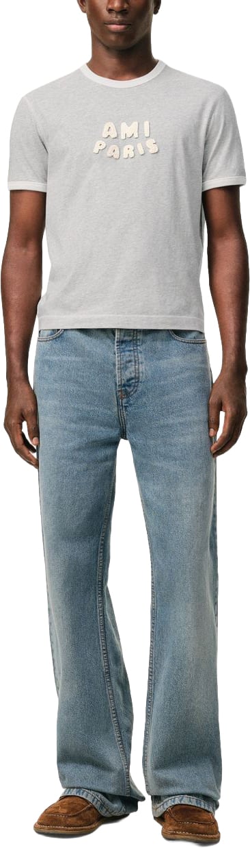 AMI Paris T-Shirts And Polos Grigio Grijs
