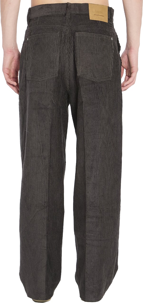 AMI Paris Corduroy velvet pants Grijs