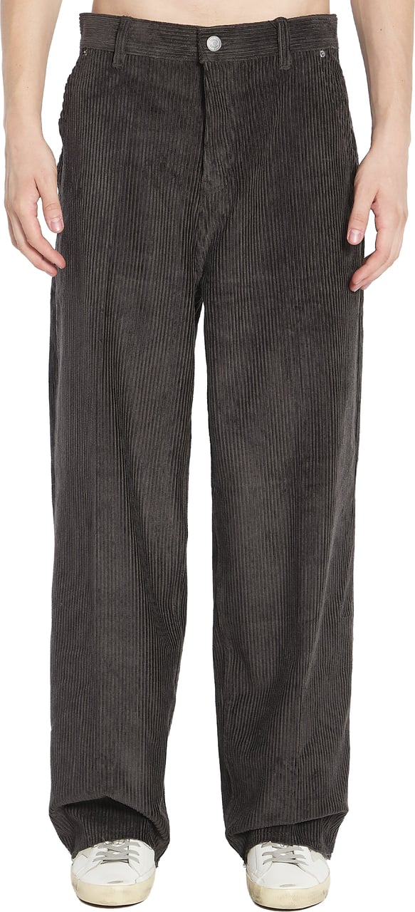 AMI Paris Corduroy velvet pants Grijs