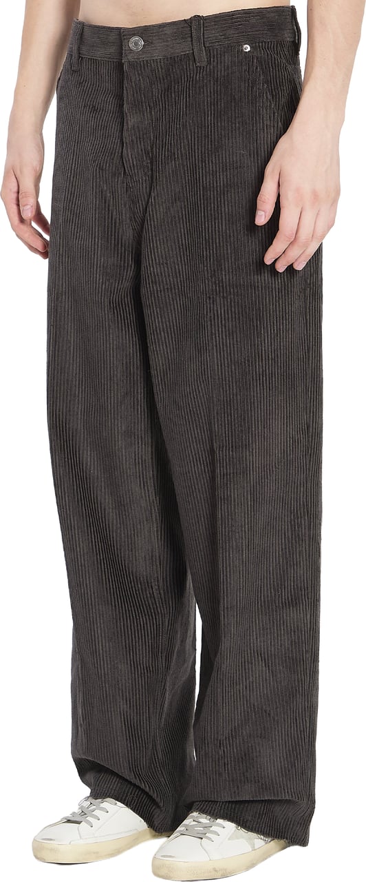 AMI Paris Corduroy velvet pants Grijs