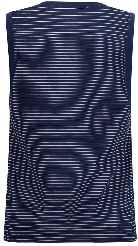 AMI Paris Ami Paris Blue Cotton Tank Tops Blauw