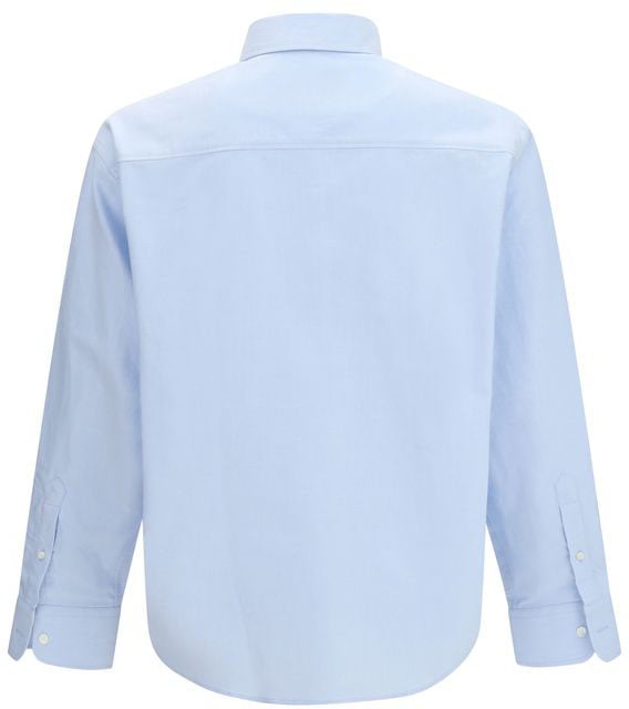 AMI Paris Ami Paris Blue Cotton Dress Shirt Blauw