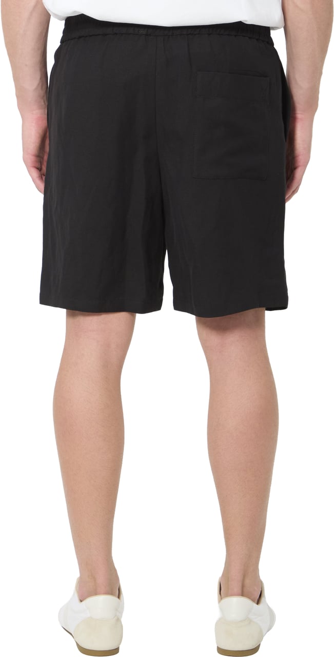 AMI Paris Elasticated waist shorts Zwart