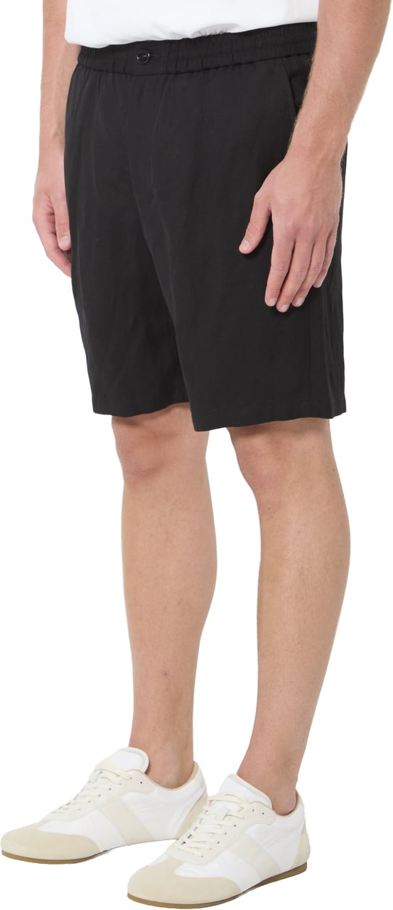 AMI Paris Elasticated waist shorts Zwart