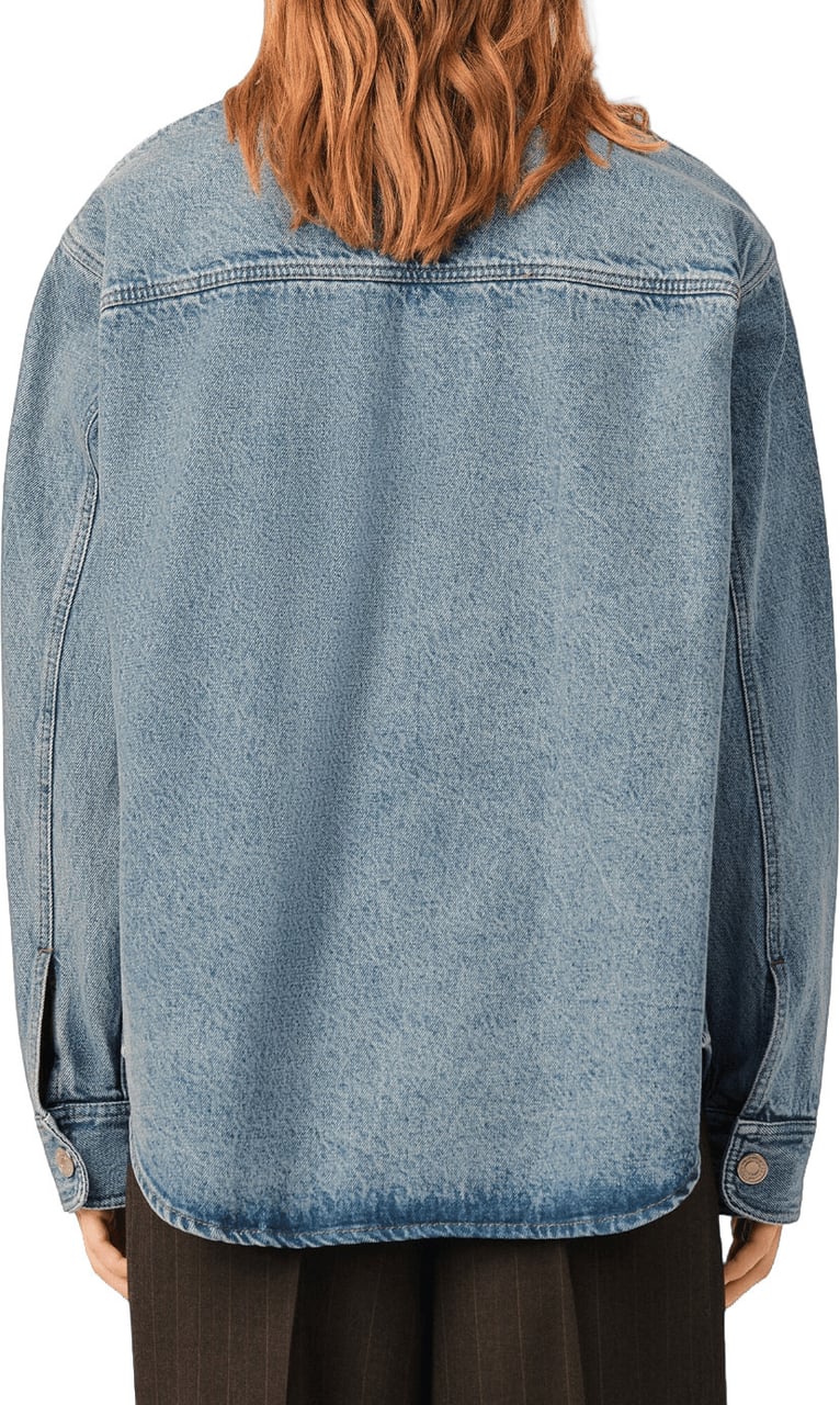 AMI Paris AMI DE COEUR OVERSHIRT Blauw