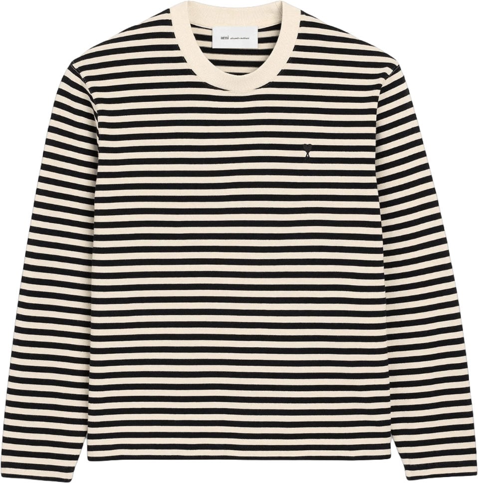AMI Paris SAILOR STRIPED AMI DE COEUR LONG SLEEVE T-SHIRT Divers
