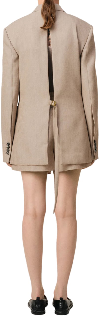 AMI Paris Back Slit Light Beige Beige