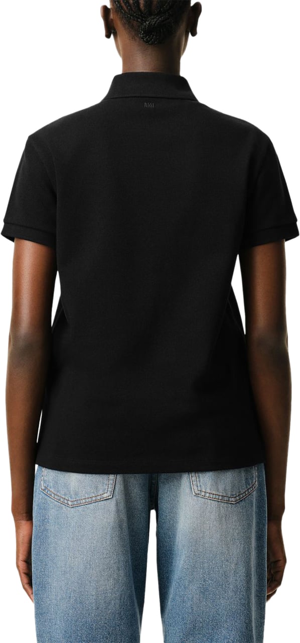 AMI Paris T-Shirts And Polos Black Zwart