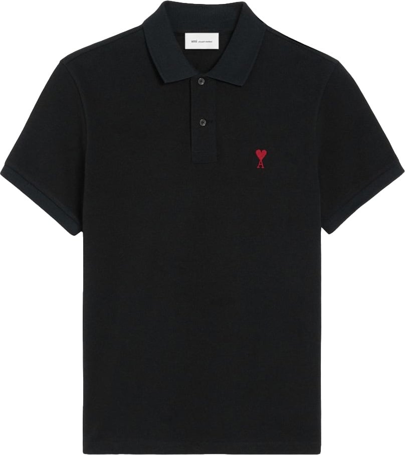 AMI Paris T-Shirts And Polos Black Zwart