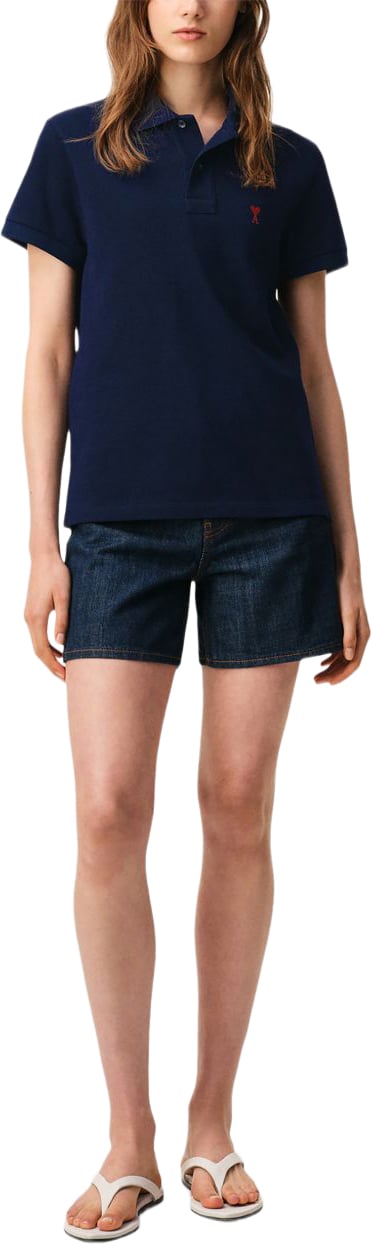 AMI Paris T-Shirts And Polos Navy Navy