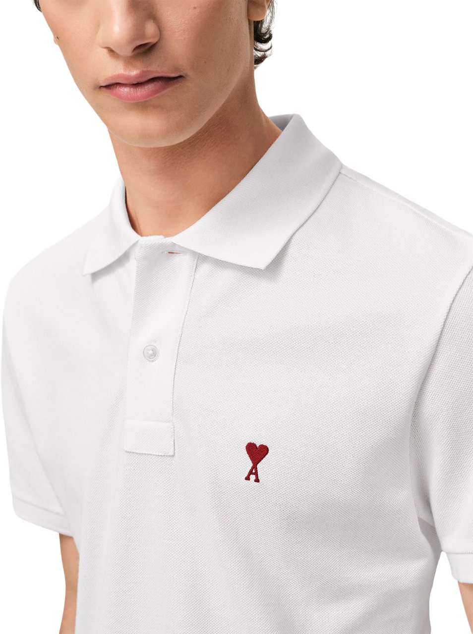 AMI Paris T-Shirts And Polos White Wit
