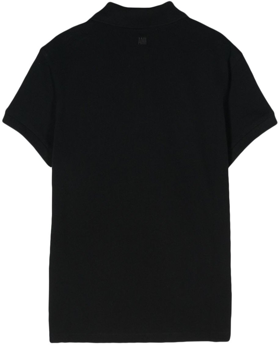 AMI Paris T-Shirts And Polos Black Zwart