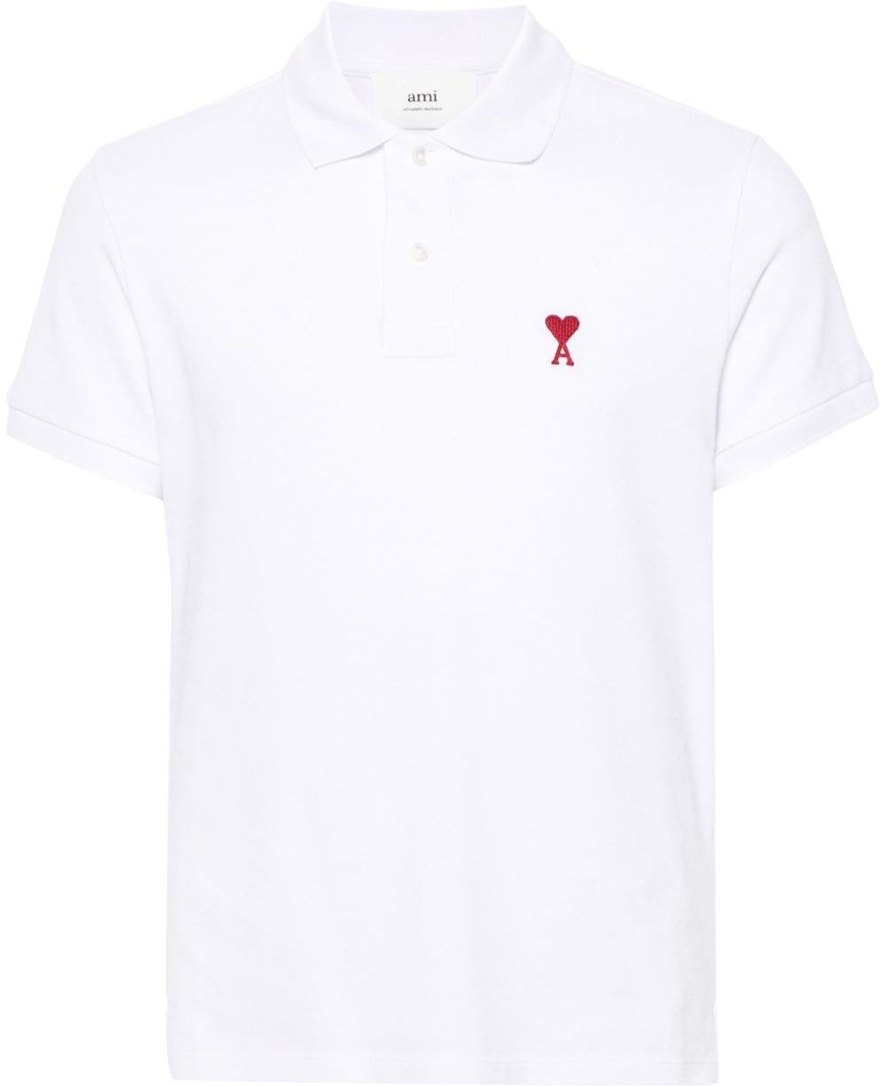 AMI Paris T-Shirts And Polos White Wit