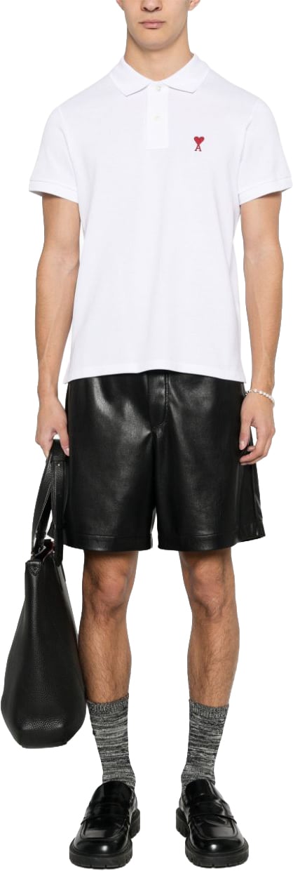 AMI Paris T-Shirts And Polos Bianco Wit