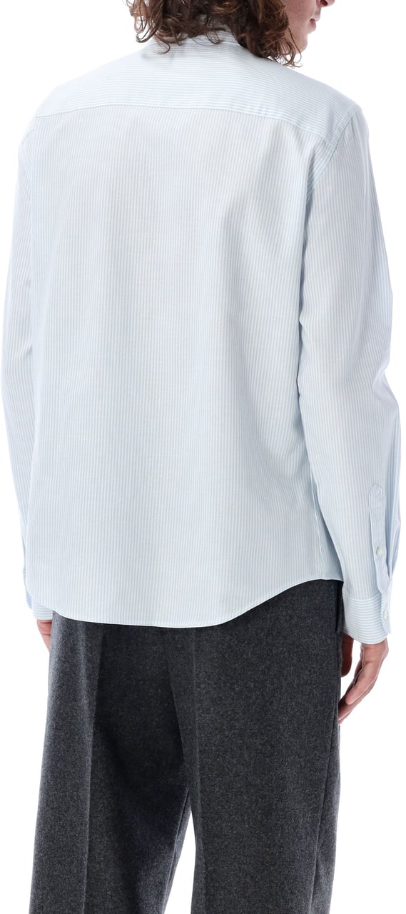 AMI Paris Button Down Adc White Lt Blue Wit