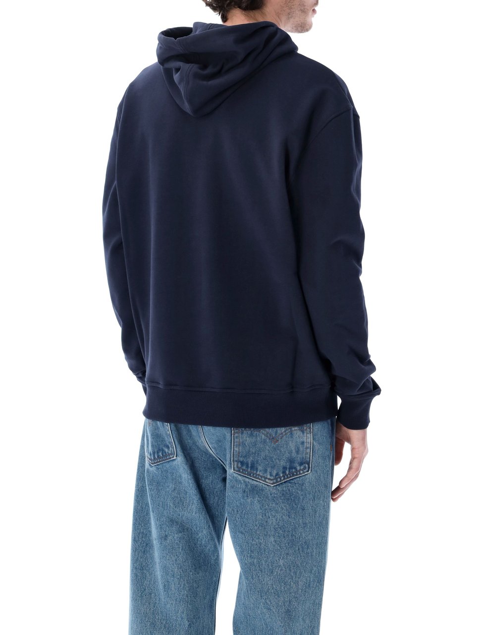 AMI Paris Ami De Coeur Hoodie Blu Blauw