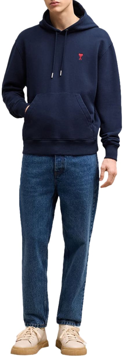 AMI Paris Sweaters Bleu Nuit Blauw