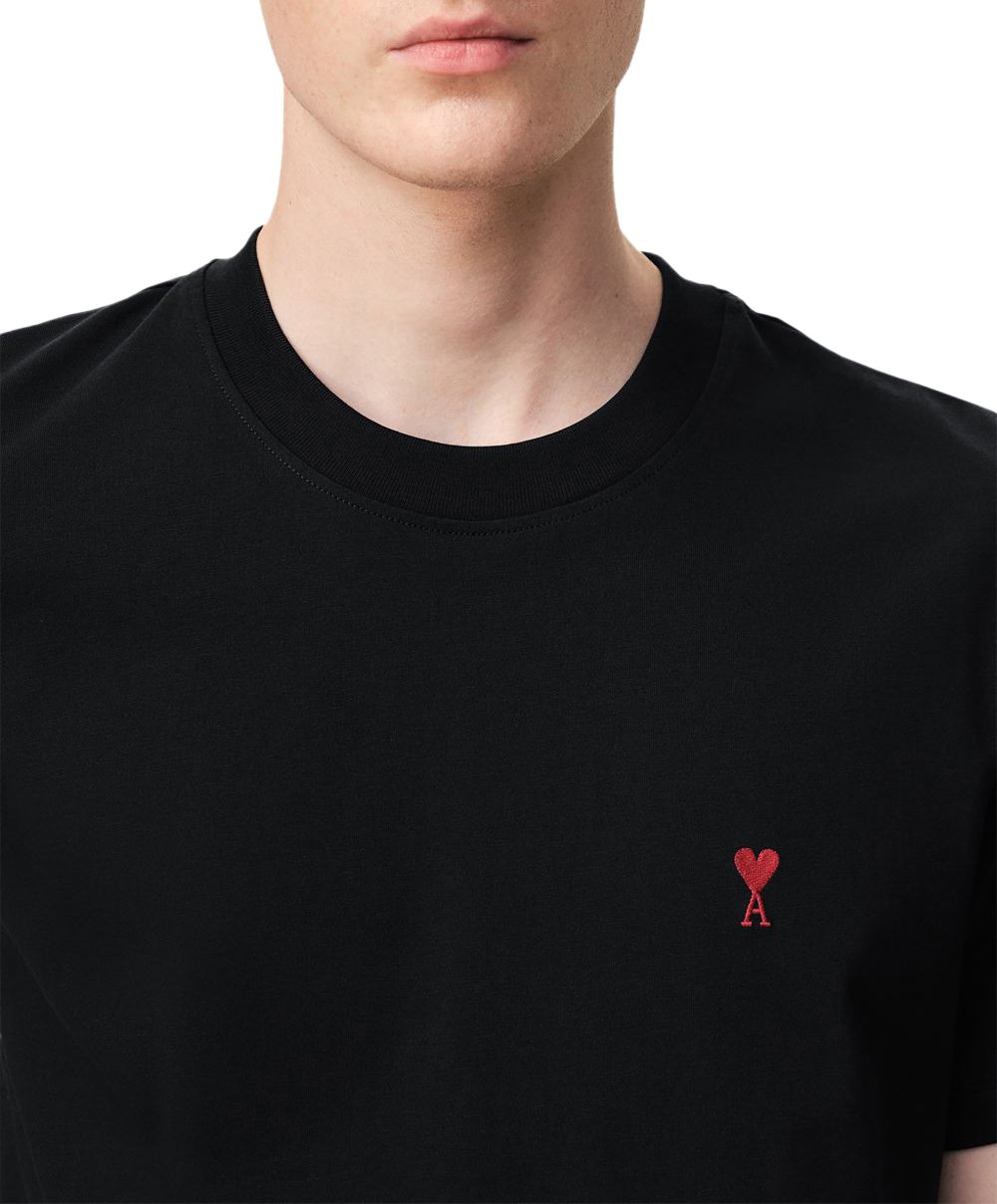 AMI Paris T-Shirts And Polos Nero Zwart