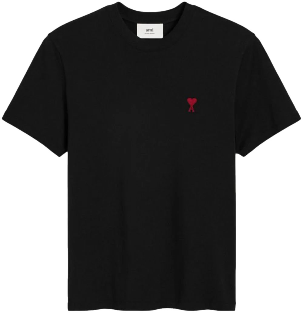 AMI Paris T-Shirts And Polos Black Zwart