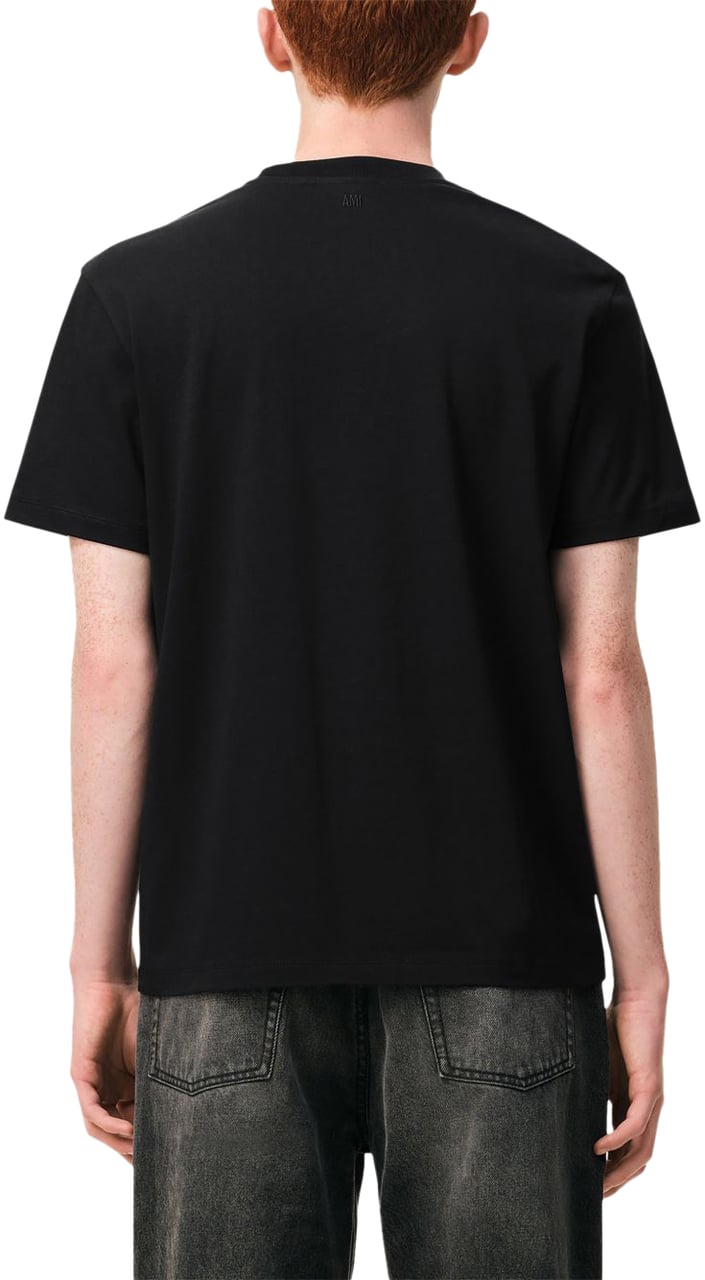 AMI Paris T-Shirts And Polos Nero Zwart