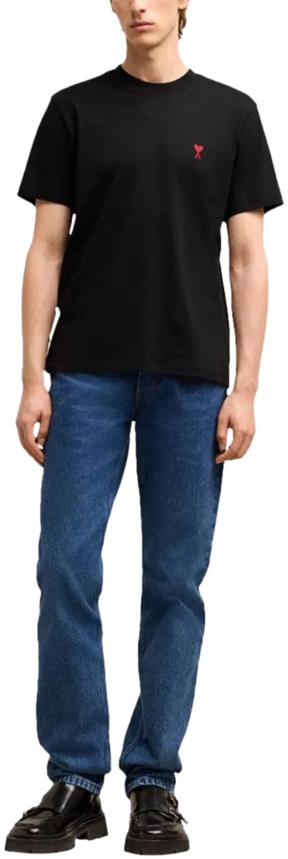 AMI Paris T-Shirts And Polos Black Zwart