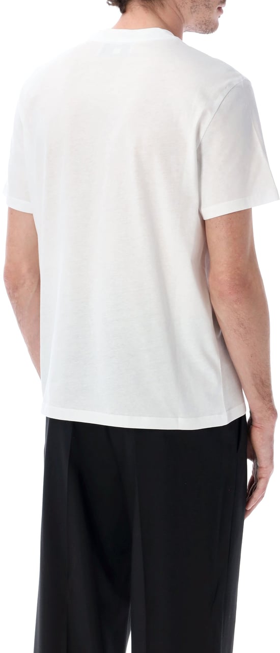 AMI Paris Ami De Coeur Tshirt Bianco Wit