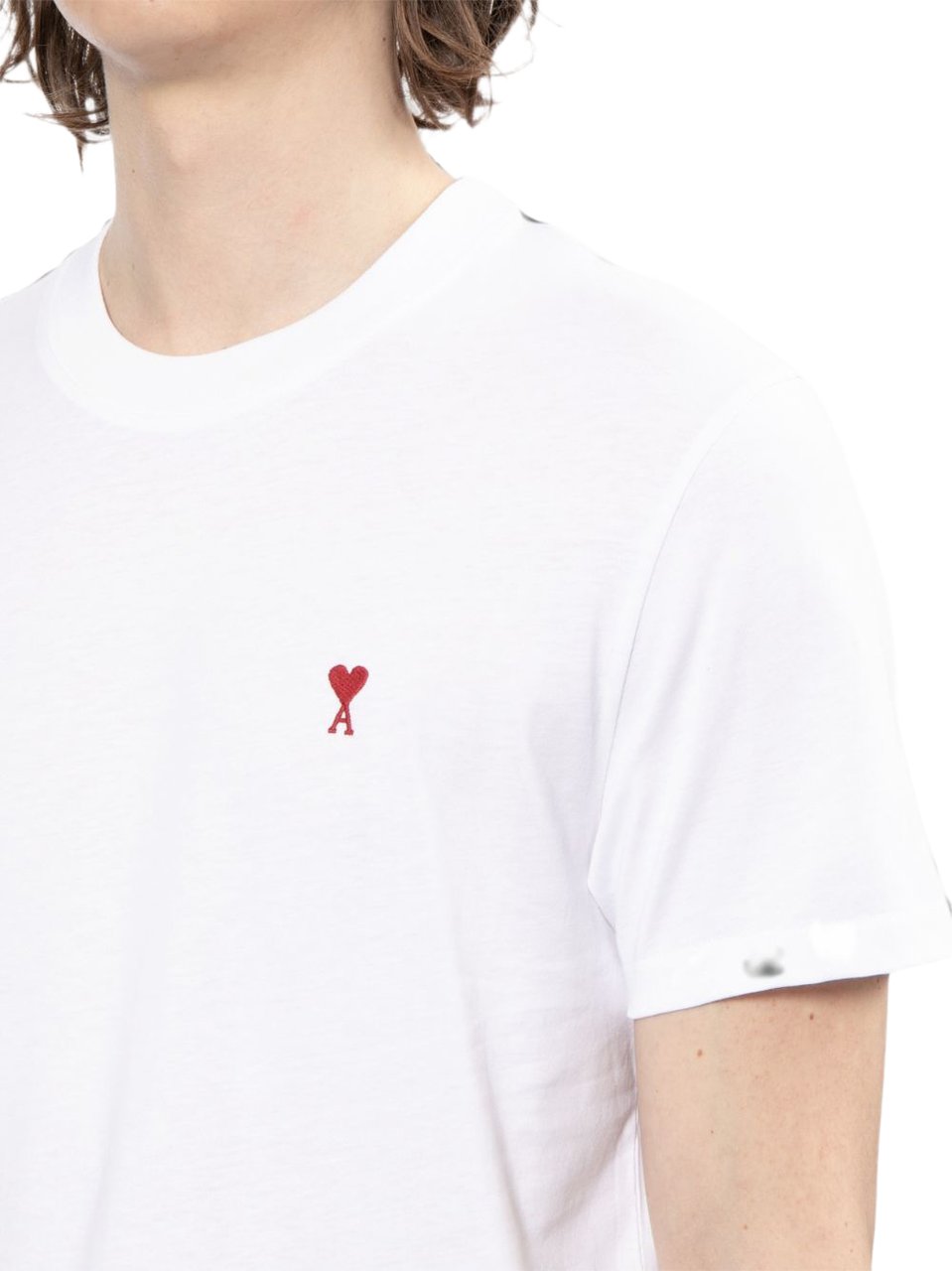 AMI Paris T-Shirts And Polos Blanc Wit