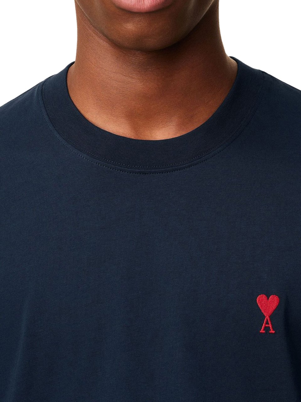 AMI Paris T-Shirts And Polos Marine Blauw