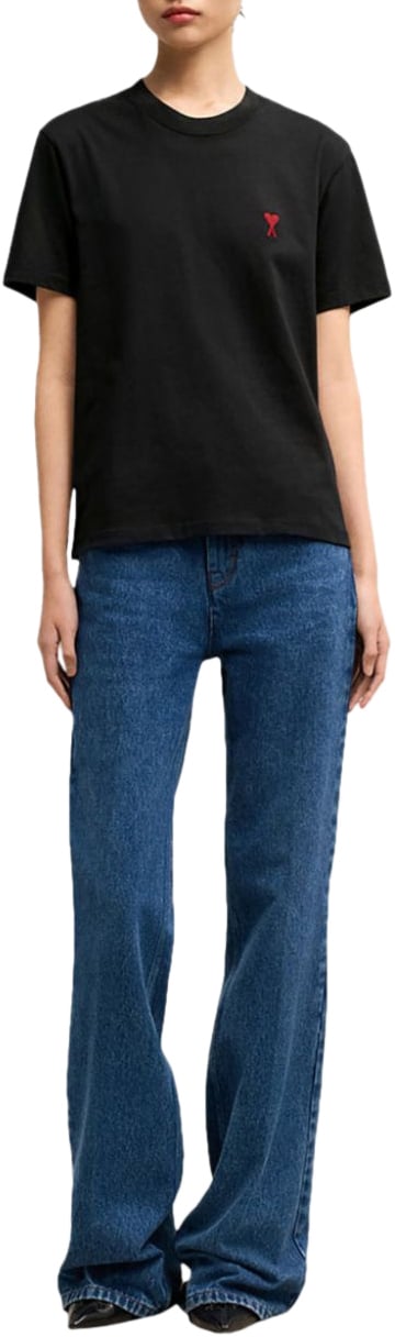 AMI Paris T-Shirts And Polos Black Zwart