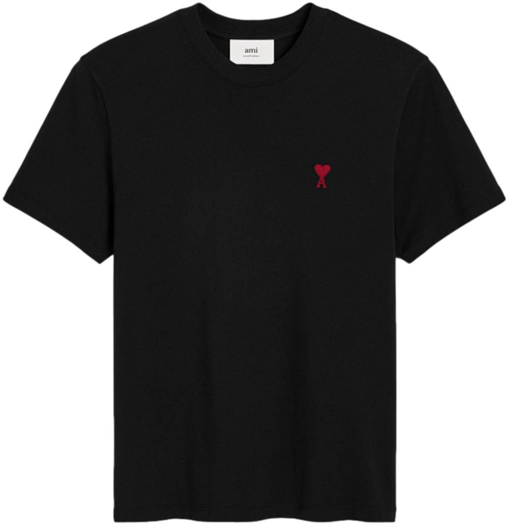 AMI Paris T-Shirts And Polos Black Zwart