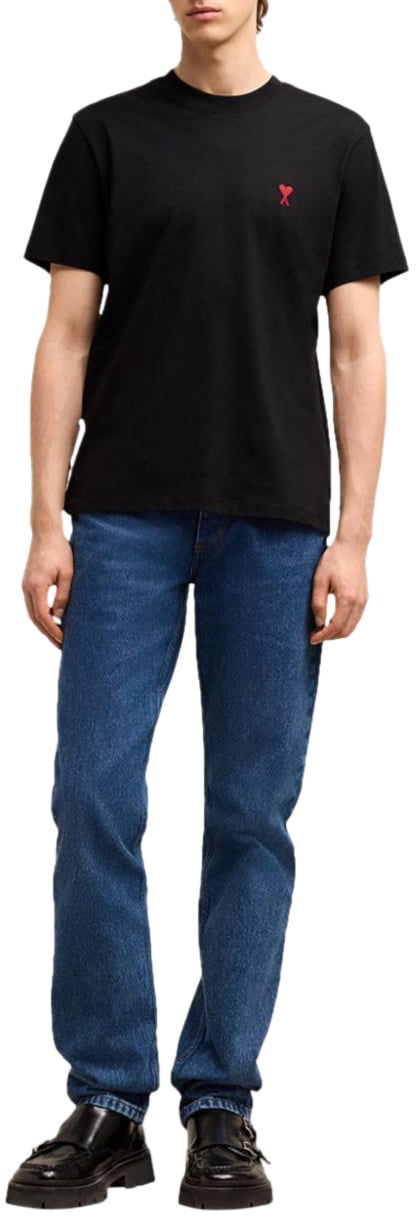 AMI Paris T-Shirts And Polos Black Zwart