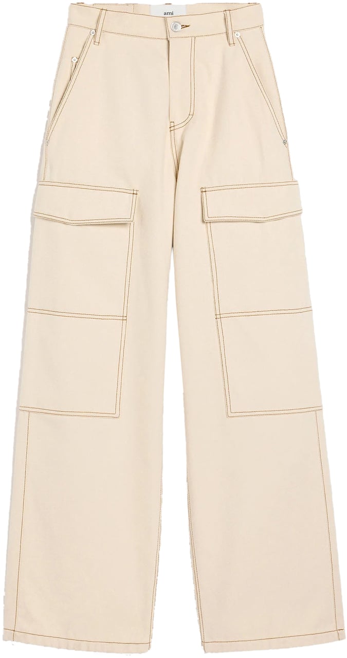 AMI Paris Cargo Off White Wit