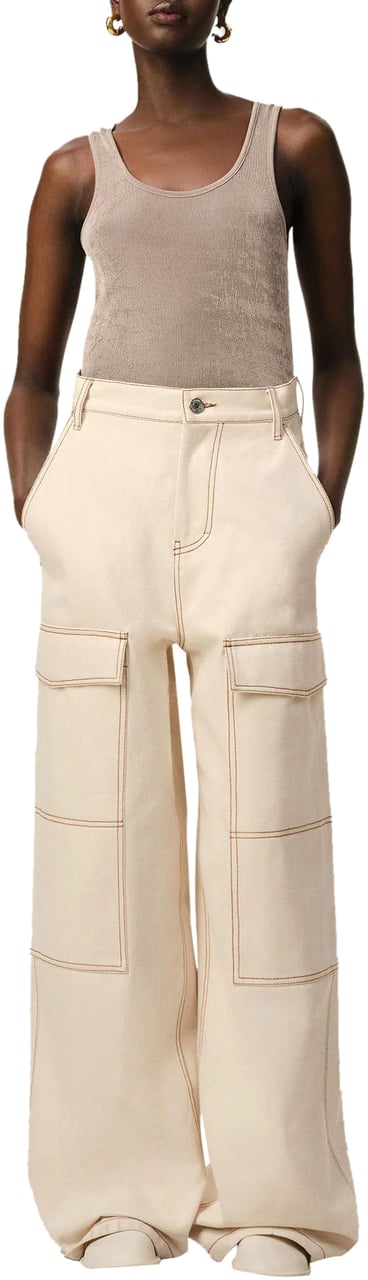 AMI Paris Cargo Off White Wit