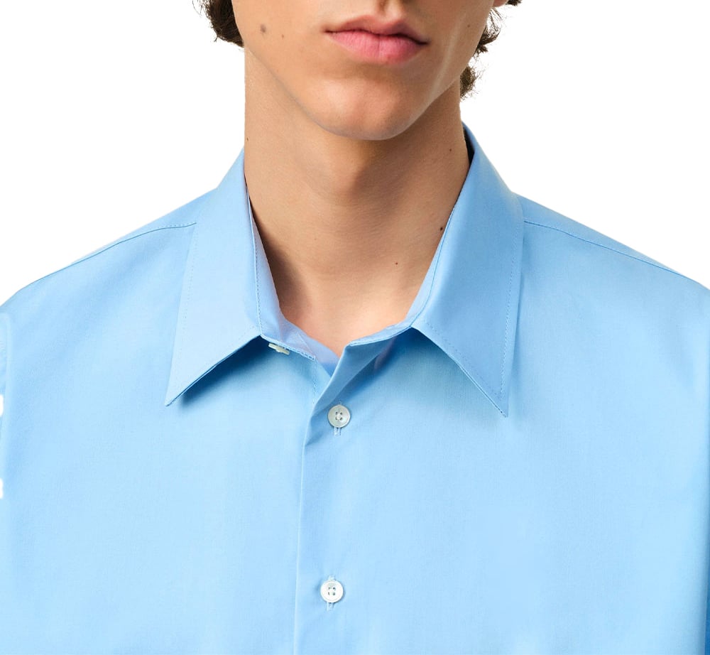 AMI Paris chemise classique bleue Blauw